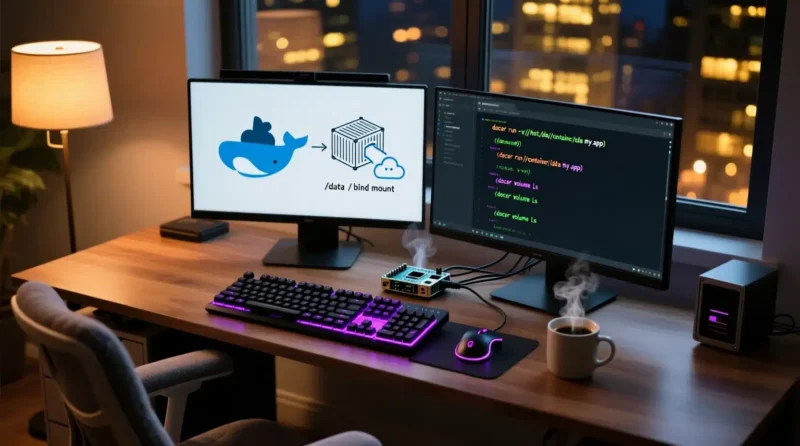 Сохраним настройки нашего приложения при помощи docker volumes